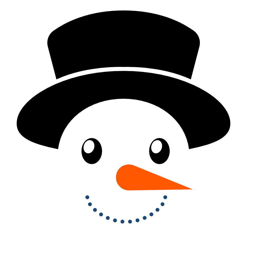 snowman-face-christmas-free-svg-file-SvgHeart.Com