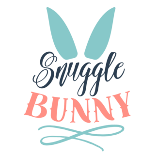 Snuggle Bunny, Easter Free Svg File - SVG Heart