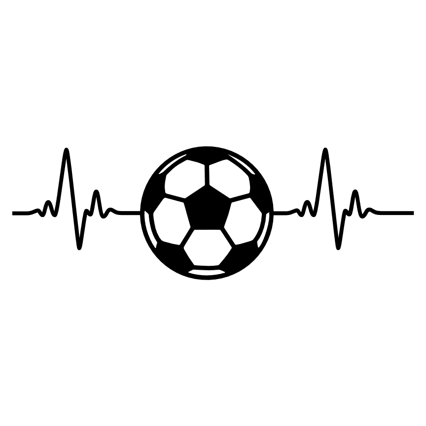 soccer-ball-heartbeat-wave-sport-free-svg-file-SvgHeart.Com