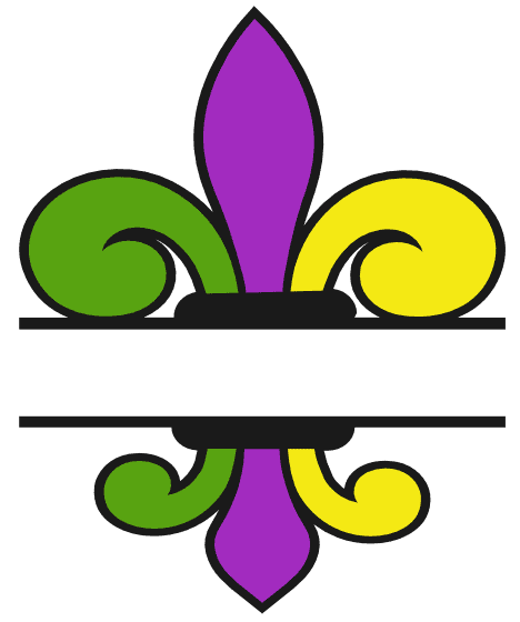 split-fleur-de-lis-mardi-gras-decoration-free-svg-file-SvgHeart.Com