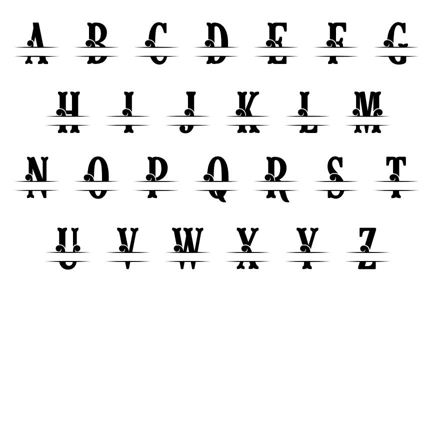 split-monogram-alphabet-font-curly-letters-free-svg-files-SvgHeart.Com