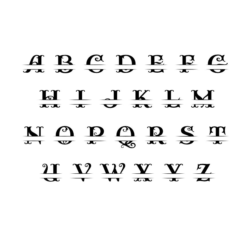 fancy letter a fonts