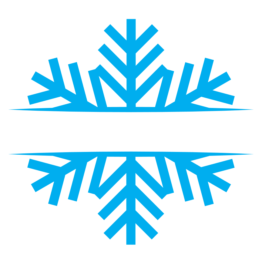 split-snowflakes-text-frame-christmas-free-svg-file-SvgHeart.Com