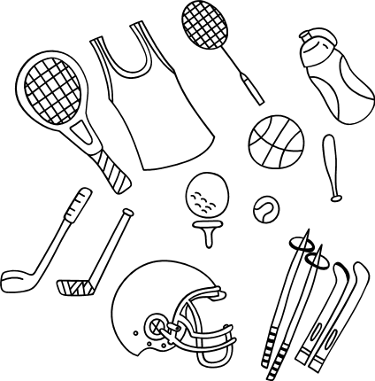 sport-bundle-helmet-tennis-rackets-ball-free-svg-file-SvgHeart.Com