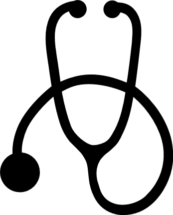 stethoscope-silhouette-doctor-medical-free-svg-file-SvgHeart.Com