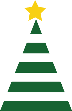 stripe-christmas-tree-with-star-decoration-free-svg-file-SvgHeart.Com