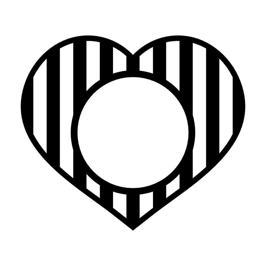 striped-heart-monogram-frame-decoration-free-svg-file-SvgHeart.Com