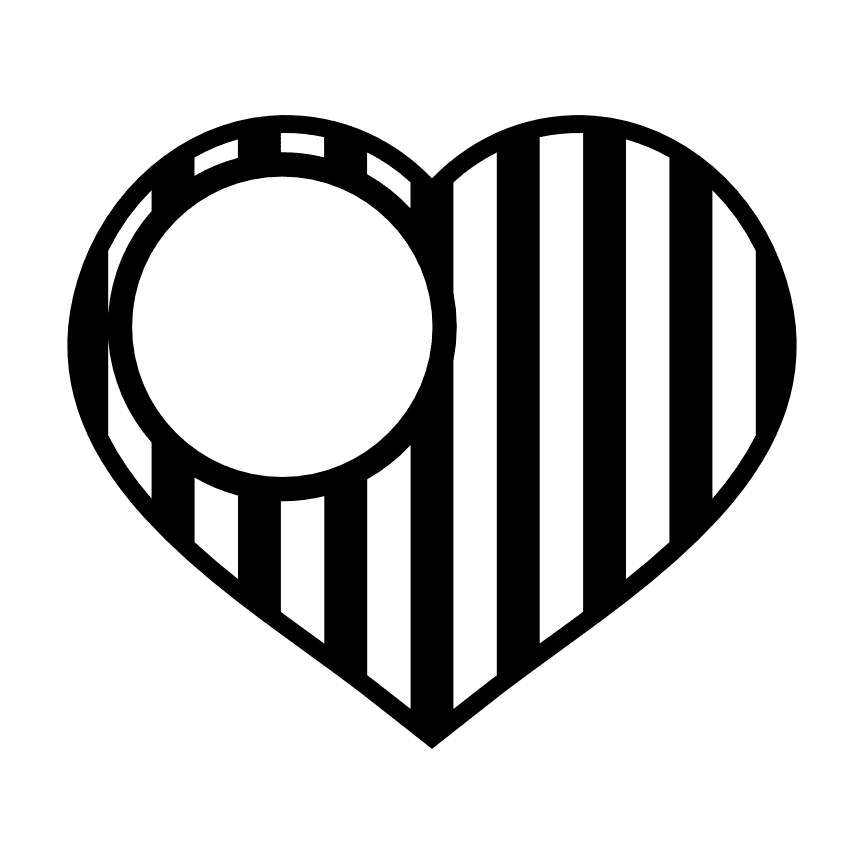 striped-heart-monogram-frame-decoration-free-svg-file-SvgHeart.Com