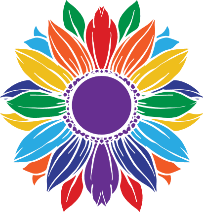 sunflower-bloom-lgbt-pride-free-svg-file-SvgHeart.Com