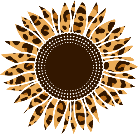 sunflower-cheetah-pattern-decoration-free-svg-file-SvgHeart.Com