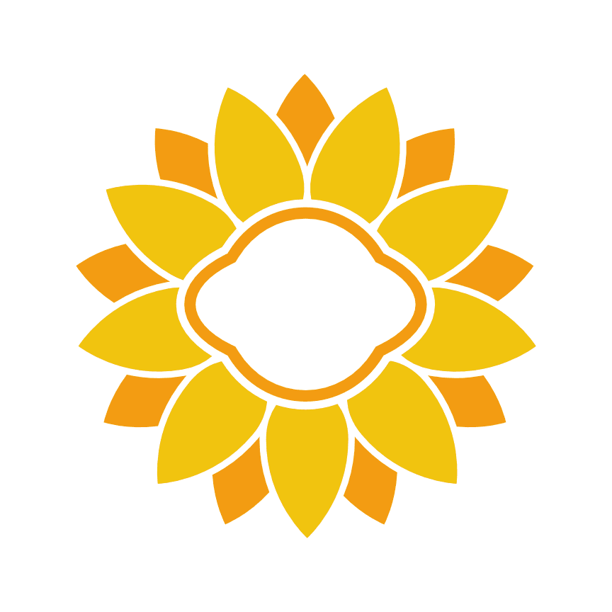 sunflower-monogram-floral-free-svg-file-SvgHeart.Com