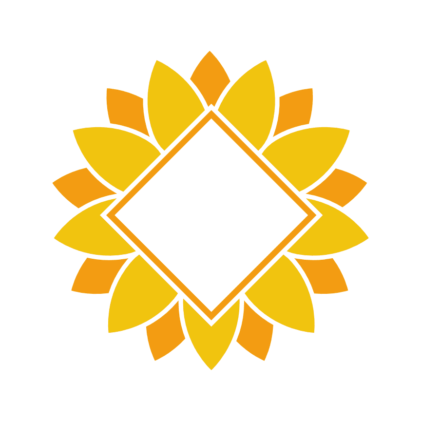 sunflower-monogram-floral-free-svg-file-SvgHeart.Com