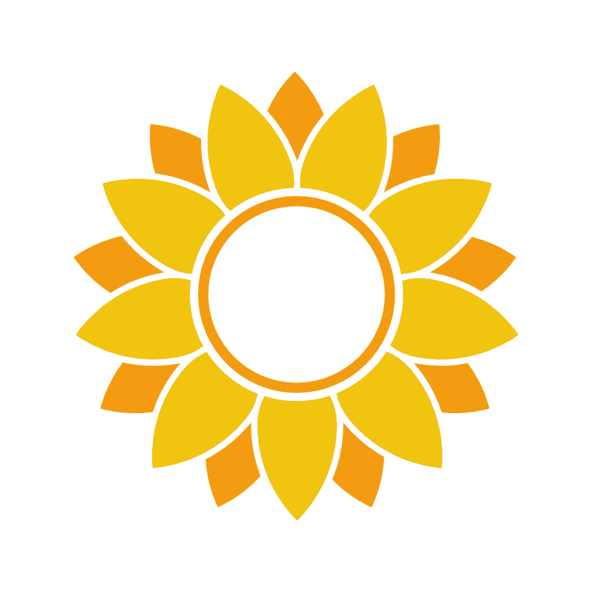 sunflower-monogram-floral-free-svg-file-SvgHeart.Com