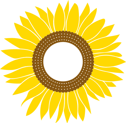 sunflower-monogram-frame-summer-free-svg-file-SvgHeart.Com