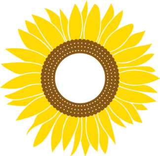 sunflower-summer-monogram-frame-floral-free-svg-file-SvgHeart.Com