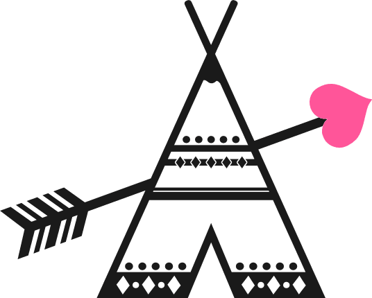 teepee-with-heart-arrow-love-free-svg-file-SvgHeart.Com