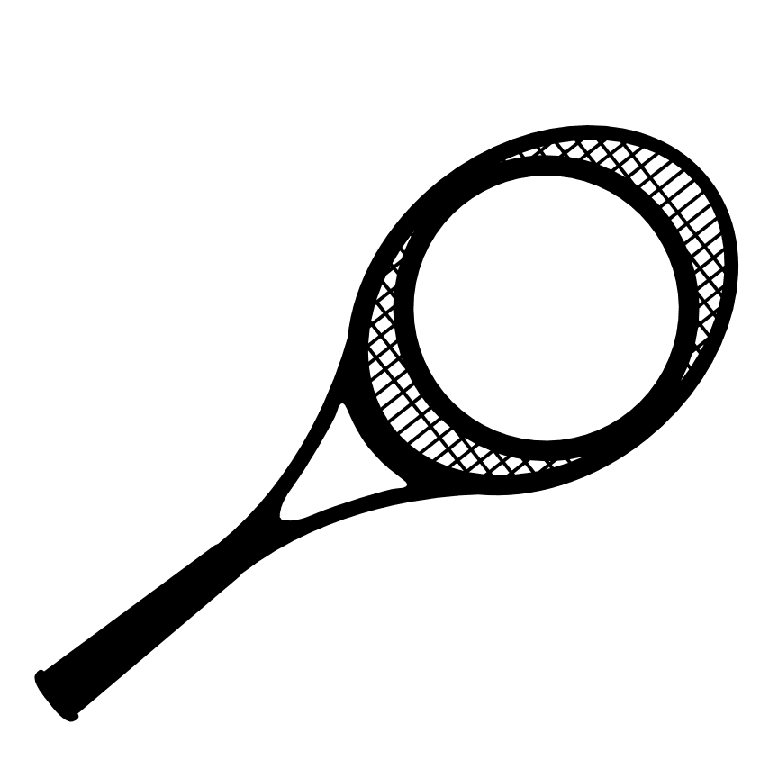 tennis-racket-monogram-frame-sport-free-svg-file-SvgHeart.Com