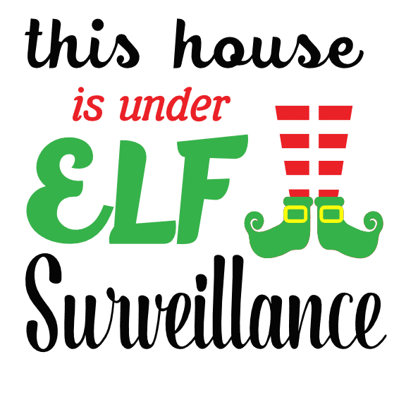 this-house-is-under-elf-surveillance-christmas-free-svg-file-SvgHeart.Com