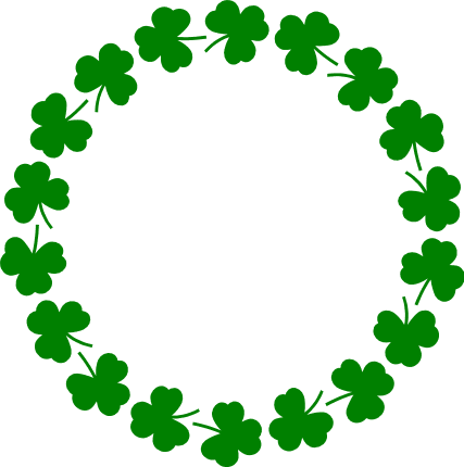 three-leaf-clover-circle-frame-st-patricks-day-free-svg-file-SvgHeart.Com