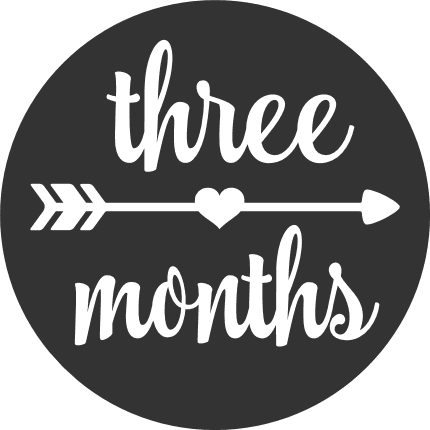three-months-baby-free-svg-file-SvgHeart.Com