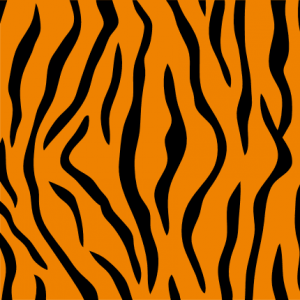 tiger skin pattern, animal print free svg file - SVG Heart