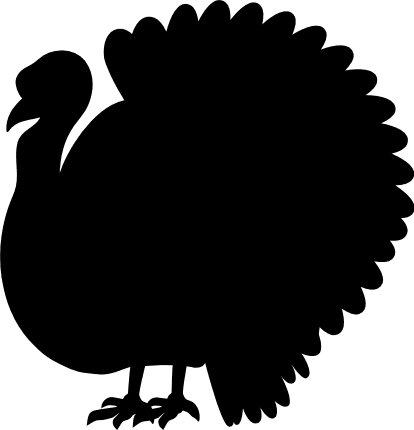 turkey-silhouette-thanks-giving-free-svg-file-SvgHeart.Com