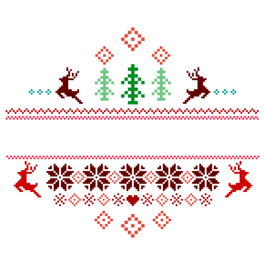 ugly-sweater-split-text-frame-christmas-free-svg-file-SvgHeart.Com