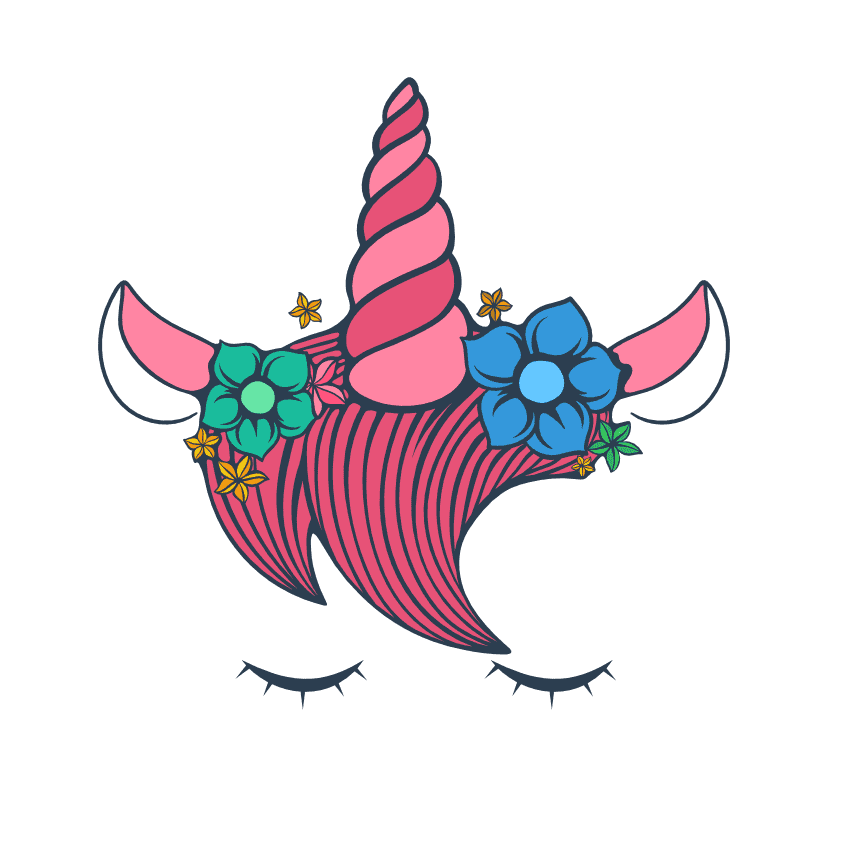 unicorn-face-birthday-free-svg-file-SvgHeart.Com