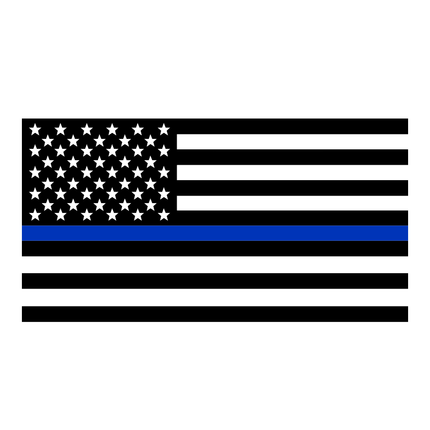 united-states-flag-police-free-svg-file-SvgHeart.Com