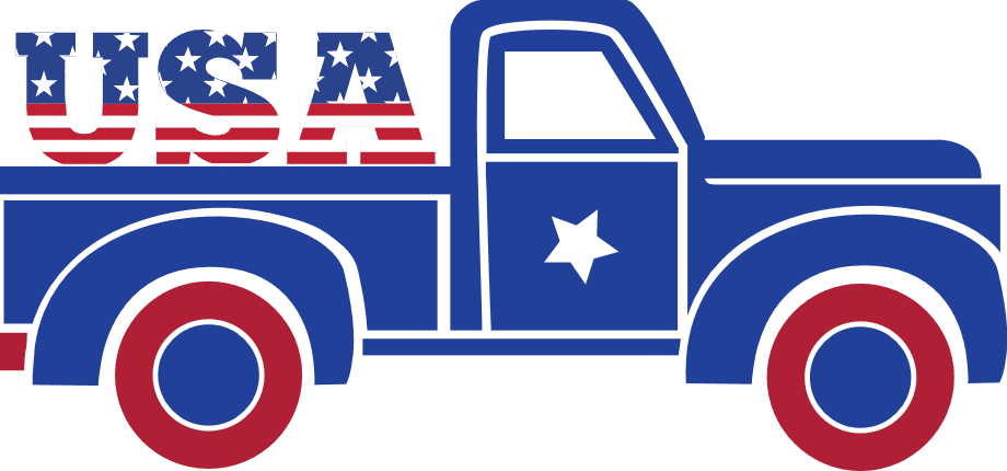 usa-4th-of-july-truck-free-svg-file-SvgHeart.Com
