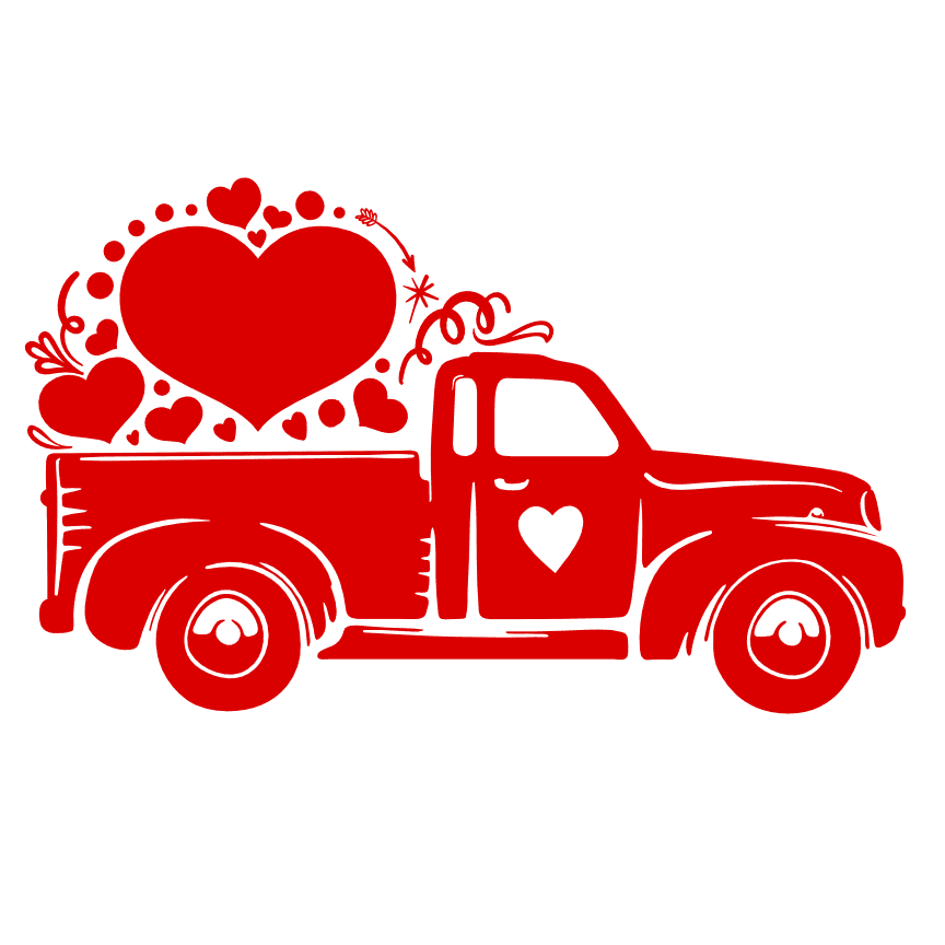 valentine-truck-love-free-svg-file-SvgHeart.Com