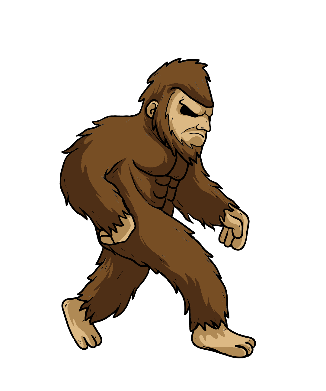 walking-big-foot-sasquatch-yeti-free-svg-file-SvgHeart.Com