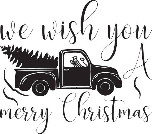 we-wish-you-a-merry-christmas-truck-with-tree-holiday-free-svg-file-SvgHeart.Com