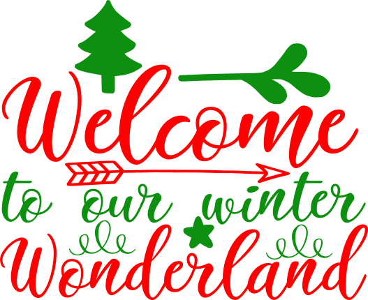 welcome-to-our-winter-wonderland-christmas-free-svg-file-SvgHeart.Com