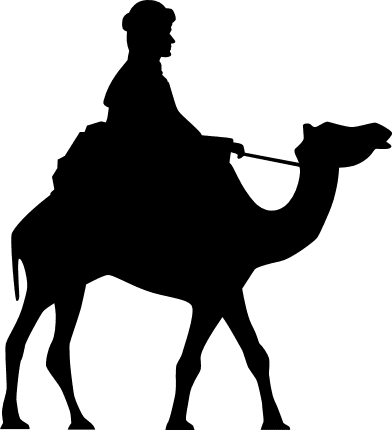 wise-men-on-camel-silhouette-christmas-free-svg-file-SvgHeart.Com