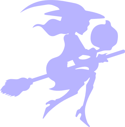 witch-on-broom-stick-with-hat-silhouette-halloween-free-svg-file-SvgHeart.Com