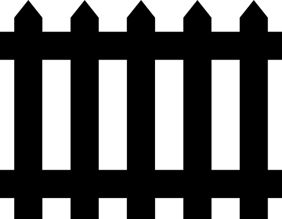 wooden-fence-silhouette-free-svg-file-SvgHeart.Com