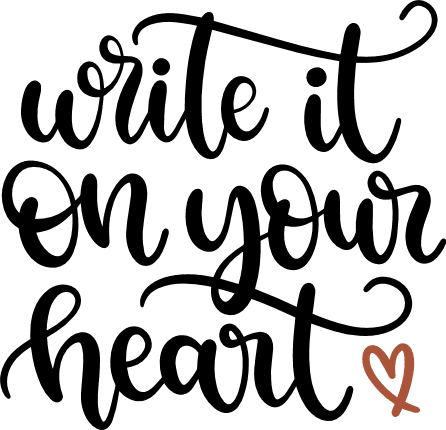 write-it-on-your-heart-encouragement-free-svg-file-SvgHeart.Com