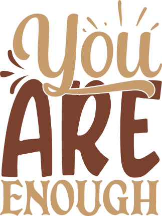 you-are-enough-inspirational-free-svg-file-SvgHeart.Com