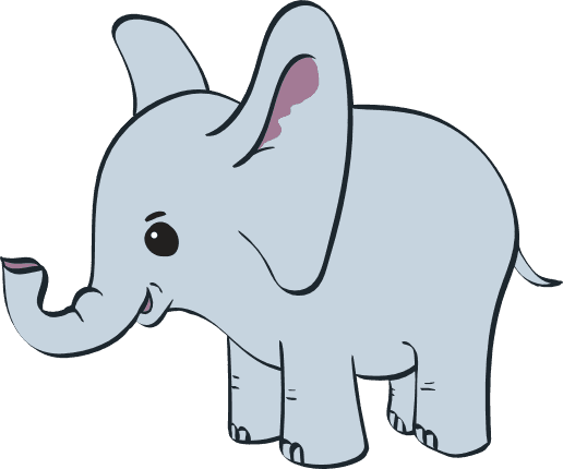 baby-elephant-clipart-kids-room-decorative-free-svg-file-SVGHEART.COM