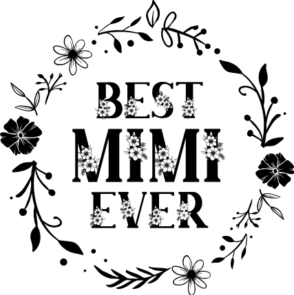 best-mimi-ever-in-floral-circle-grandma-mothers-day-free-svg-file-SVGHEART.COM