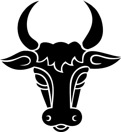 bull-head-silhouette-decorative-art-free-svg-file-SVGHEART.COM