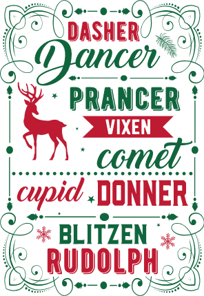 christmas-reindeers-names-in-ornamental-frame-free-svg-file-SVGHEART.COM