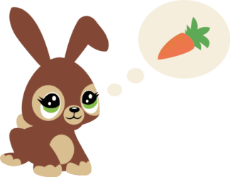 cute-rabbit-and-carrot-clipart-kids-room-decoration-free-svg-file-SVGHEART.COM