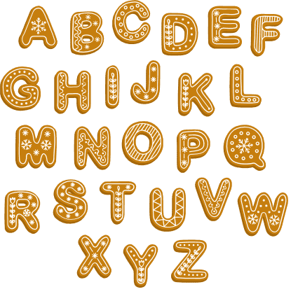 gingerbread-letters-alphabet-font-christmas-free-svg-file-SVGHEART.COM
