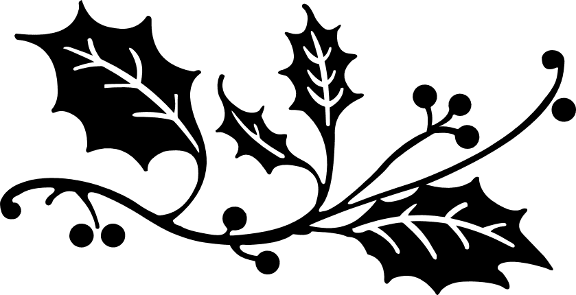 holly-leaves-and-berries-mistletoe-leaf-silhouette-free-svg-file-SVGHEART.COM