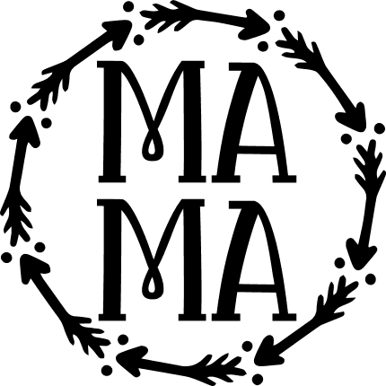 mama-sign-arrows-circle-frame-mothers-day-free-svg-file-SVGHEART.COM