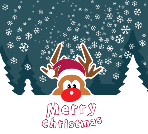 merry-christmas-reindeer-head-with-hat-christmas-free-svg-file-SVGHEART.COM