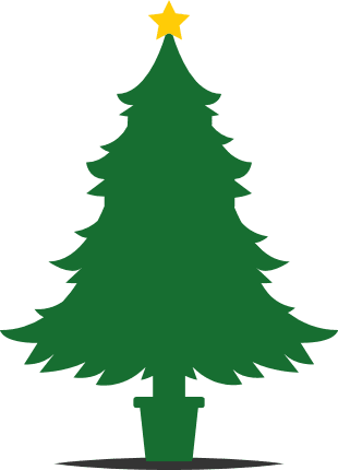 simple-christmas-tree-with-star-free-svg-file-SVGHEART.COM
