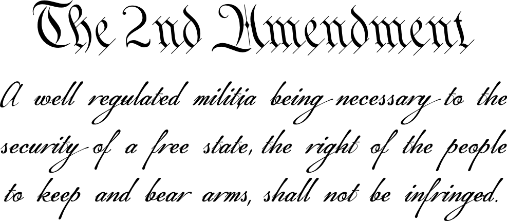 2nd Amendment Us Flag Svg